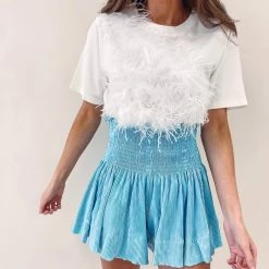 Indie Collection Aqua Swing Shorts - Queen Of Sparkles New Arrivals