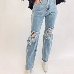 Indie Collection Rhinestone Detail Jeans