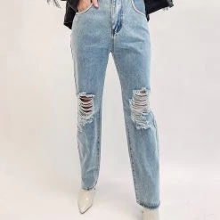 Indie Collection Rhinestone Detail Jeans