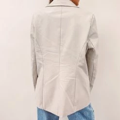 Indie Collection Sloane Faux Leather Blazer New Arrivals