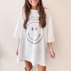 Indie Collection Tiger Smiles Oversized Tee