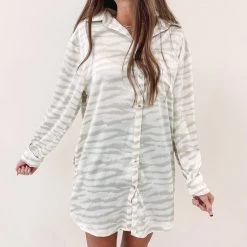 Indie Collection New Arrivals Printed Shirt Tunic