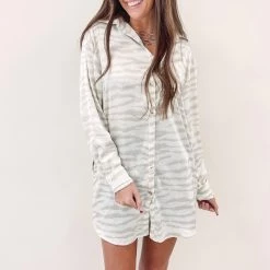 Indie Collection New Arrivals Printed Shirt Tunic