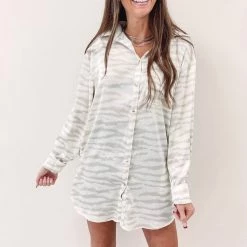 Indie Collection New Arrivals Printed Shirt Tunic