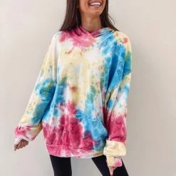 Indie Mae Oversized Tie-Dye Hoodie