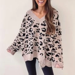 Indie Mae Lola Leopard Sweater Clothes