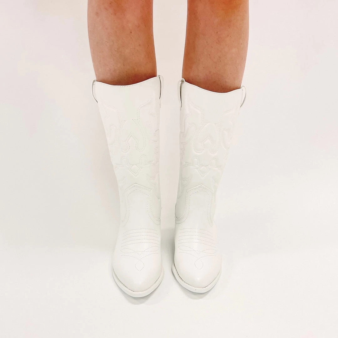 Indie Collection New Arrivals Ryder White Cowboy Boot 5 Indie Collection New Arrivals Ryder White Cowboy Boot