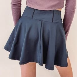 Indie Collection Lillian Tennis Skirt - Black New Arrivals