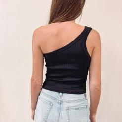 Indie Mae One Shoulder Seamless Tank Clothes