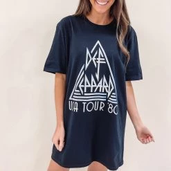 Indie Mae Def Leppard Tee