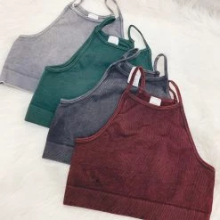 Indie Mae Halter Seamless Top Clothes