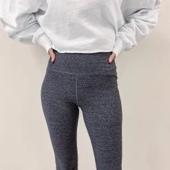Indie Collection Heather Grey Yoga Pants