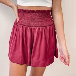 Indie Mae Adair Smocked Shorts (Multiple Colors) Clothes