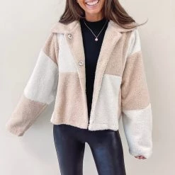 Indie Collection Checkered Tan Jacket New Arrivals