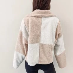 Indie Collection Checkered Tan Jacket New Arrivals