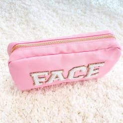 Indie Collection New Arrivals Pouches With Varsity Letters