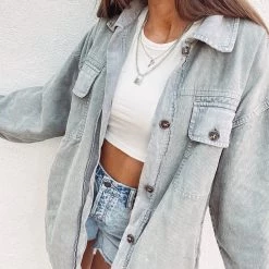 Indie Collection Camryn Cord Shacket