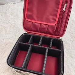 Indie Collection New Arrivals Checkered Make Up Case