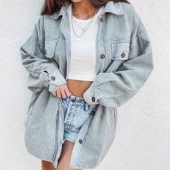 Indie Collection Camryn Cord Shacket