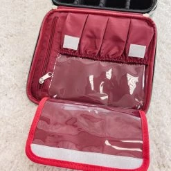 Indie Collection New Arrivals Checkered Make Up Case