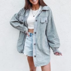 Indie Collection Camryn Cord Shacket