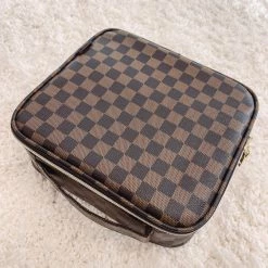 Indie Collection New Arrivals Checkered Make Up Case
