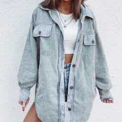 Indie Collection Camryn Cord Shacket