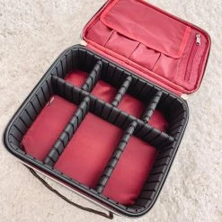 Indie Collection New Arrivals Checkered Make Up Case