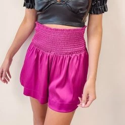 Indie Collection Adair Shorts - Magenta New Arrivals