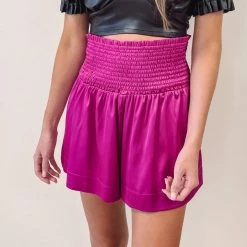 Indie Collection Adair Shorts - Magenta New Arrivals