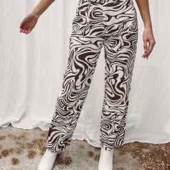 Indie Collection Bottoms Printed Denim Pants