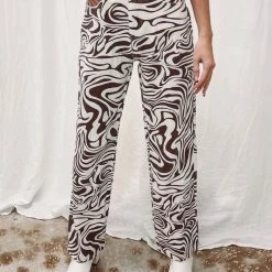 Indie Collection Bottoms Printed Denim Pants