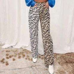 Indie Collection Tiger Printed Pants New Arrivals