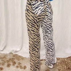 Indie Collection Tiger Printed Pants New Arrivals