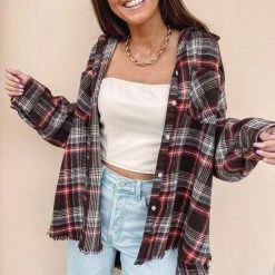 Indie Collection Simone Faux Leather Top New Arrivals