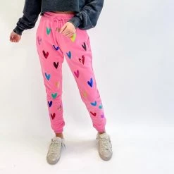 Indie Collection Heart These Joggers - Queen Of Sparkles Lounge Bottoms