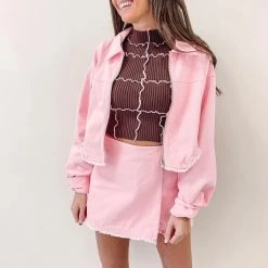 Indie Collection Candace Pink Jacket