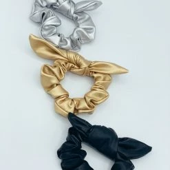Indie Mae Faux Leather Scrunchies Accessories
