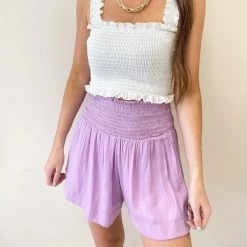 Indie Mae Adair Smocked Shorts (Multiple Colors) USA Collection