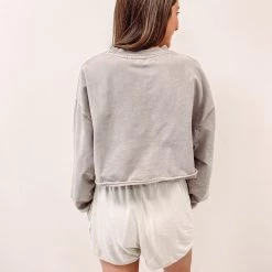 Indie Collection New Arrivals Elle Cropped Pullover