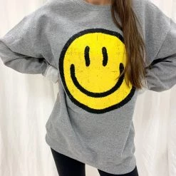 Indie Mae Smiley Sweatshirt