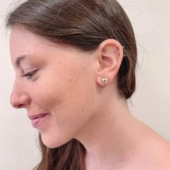 Indie Collection Heart Stud Earring Set New Arrivals