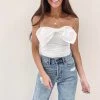 Indie Collection Bow Tube Top