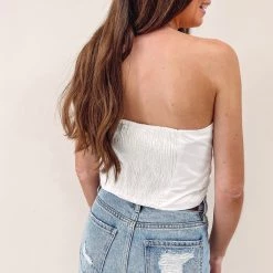 Indie Collection Bow Tube Top