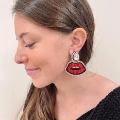 Indie Mae The Kylie Lip Earrings