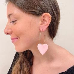 Indie Collection The Mina Heart Hoops New Arrivals