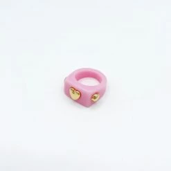 Indie Collection Acrylic Heart Ring