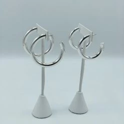 Indie Mae Jewelry Thick Silver Hoop