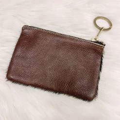 Indie Mae Leather Accessories Camo Leather Pouch