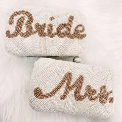 Indie Collection Bridal Beaded Box Clutch/Crossbody New Arrivals